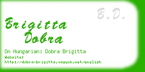 brigitta dobra business card